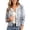 White, variant on 2026 Leopard Cardigan Womens Button Up Sweaters Long Sleeve Cheetah Print Cropped Cardigan Jackets