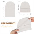 thumbnail image 2 of iHPH7 Winter Caps for Women Knitted Beanie Beenies Hats Y2k Hat Skull Cap for Winter Knit Beanie Warm Hat A One Size, 2 of 6