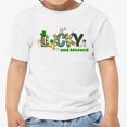 thumbnail image 3 of Bluey Lucky And Blessed Toddler Shirt Bluey Happy St. Patrick'S Day Toddler Shirt Four Leaf Clover, Blue Dog St. Patricks Toddler Shirt, Family Blue Dog, Bluey Shamrock Cute Baby Clothes, 3 of 5