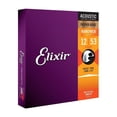 thumbnail image 2 of Set de Cuerdas para Guitarra Acústica ELIXIR Nanoweb 16052 Rosa, 2 of 3
