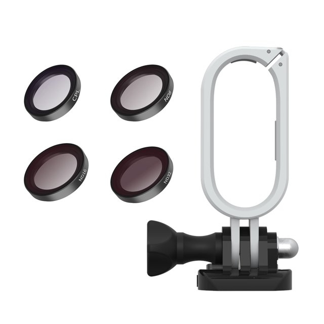 Kit de filtro de cámara TELESIN con 4 filtros (CPL + ND8 + ND16 + ND32) + Carcasa del marco protecto TELESIN Carcasa protectora