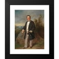 thumbnail image 2 of Carl Martin Ebersberg 15x18 Black Modern Framed Museum Art Print Titled - Portrait of the Josef Edler Von Kriehuber, 2 of 5