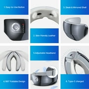 RENPHO Heated Eye Massager Ture View Adaptive Temple Massage for Eye Relax, Improve Eye Blood Circulation