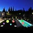 thumbnail image 5 of Lámpara de bola luminosa LED solar Lámpara de bola de ambiente impermeable al aire libre, 5 of 5
