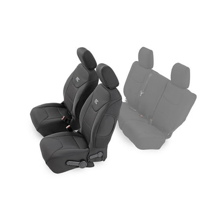 Rough Country Front Neoprene Seat Covers for 13-18 Jeep JK