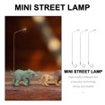 thumbnail image 4 of 3Pcs Mini Street Lamp Metal Assorted Color Decoration Simulation, 4 of 9