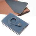 thumbnail image 3 of Billetera para tarjetas de crédito aleación de aluminio antipérdida PU protege la información billetera con clip para dinero ultrafina para compras para hombres ANGGREK  Otros, 3 of 7