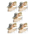thumbnail image 1 of Sombrero para el sol Qarigey para mujer con ala grande beige plegable y protección solar eficaz, 1 of 6