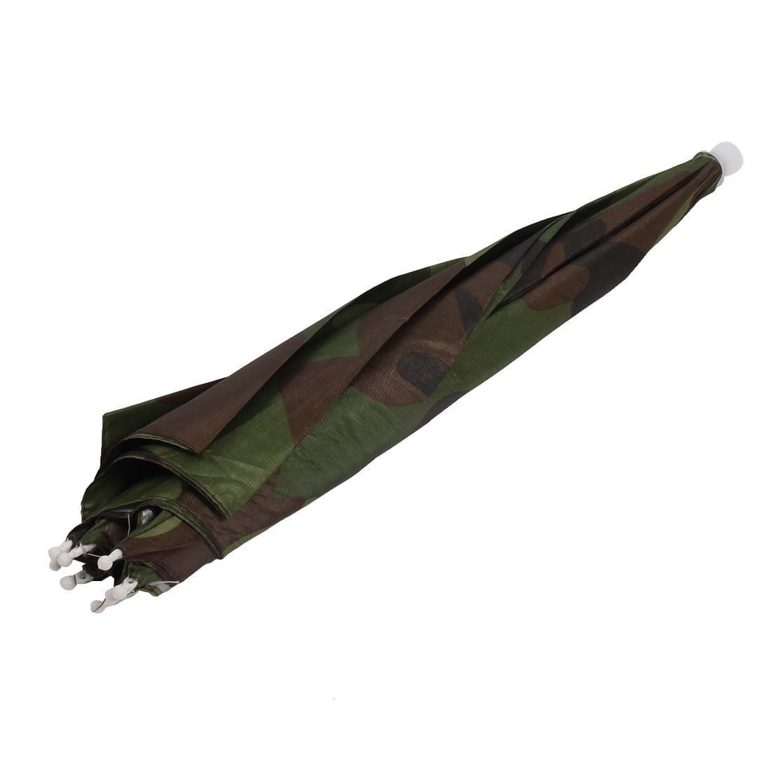 Unique Bargains Elastic Headband Camouflage Sun Rain Umbrella Hat Cap for Fishing