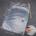 thumbnail image 2 of Clear PP Plastic Clothes Covers 90 x 60cm, 30 Pack Reusable Hanging Bags,Proof Protection for Wardrobe, Clothing Retail & Dry Cleaning, Transparent, 2 of 6