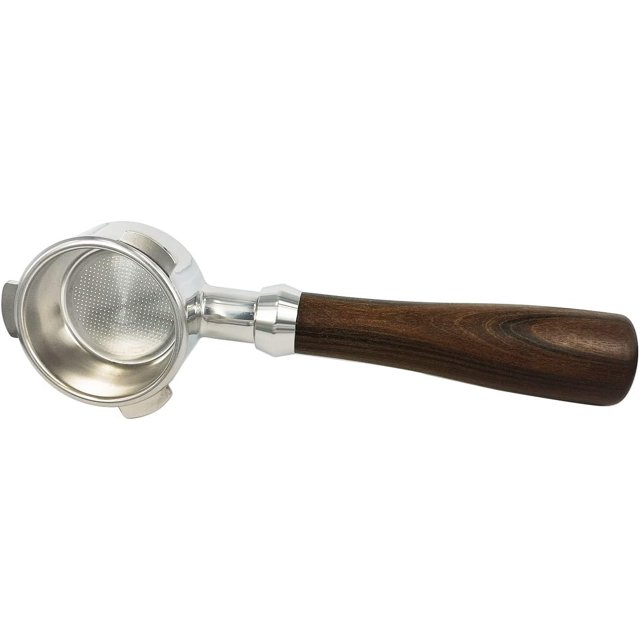 NR003 Bottomless Portafilter 54mm 8 Series 870/878/880 Machine Stainless Steel Portafilter Along with Filter Basket Coffee Bottomless Handle (Filter Basket Included)