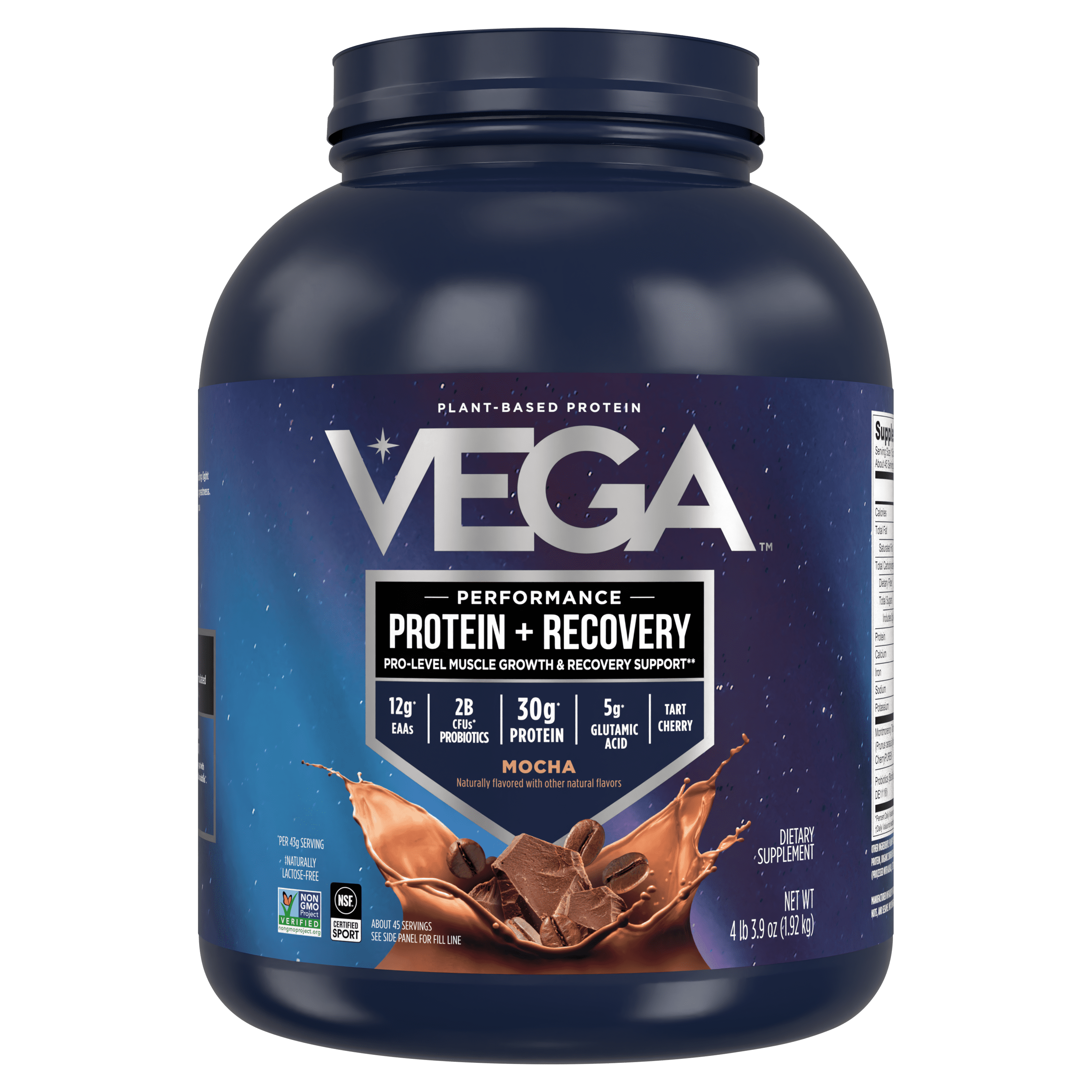 Vega, Plant-Based Protein Powder, Peanut Butter, 4 lb 4.1 oz