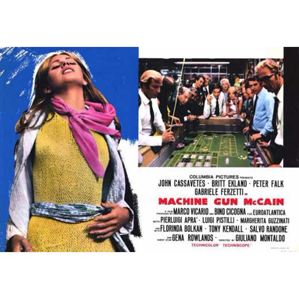 Machine Gun McCain movie POSTER (Style B) (11" x 14") (1970