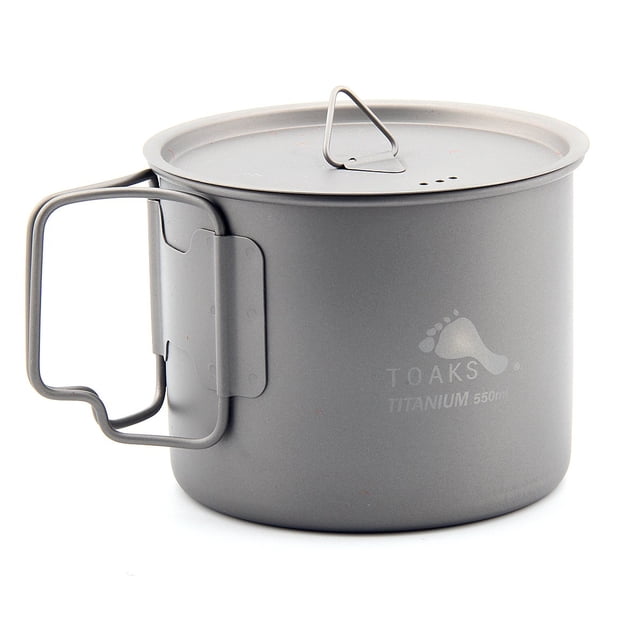Olla TOAKS LIGHT Titanio 550ml (Versión Ultraligera)
