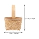 thumbnail image 3 of ColoMX 4pcs mini cesta de madera canasta tejida portátil de cesta de almacenamiento de mano, 3 of 8