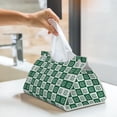 thumbnail image 6 of Lsque Happy saint Patricks day Printed Long Tissue Box Cover Holder, Facial Paper Organizer Dispenser,Triangle with Bottom Belt, PVC Leather Decorative Organizer, 6 of 7