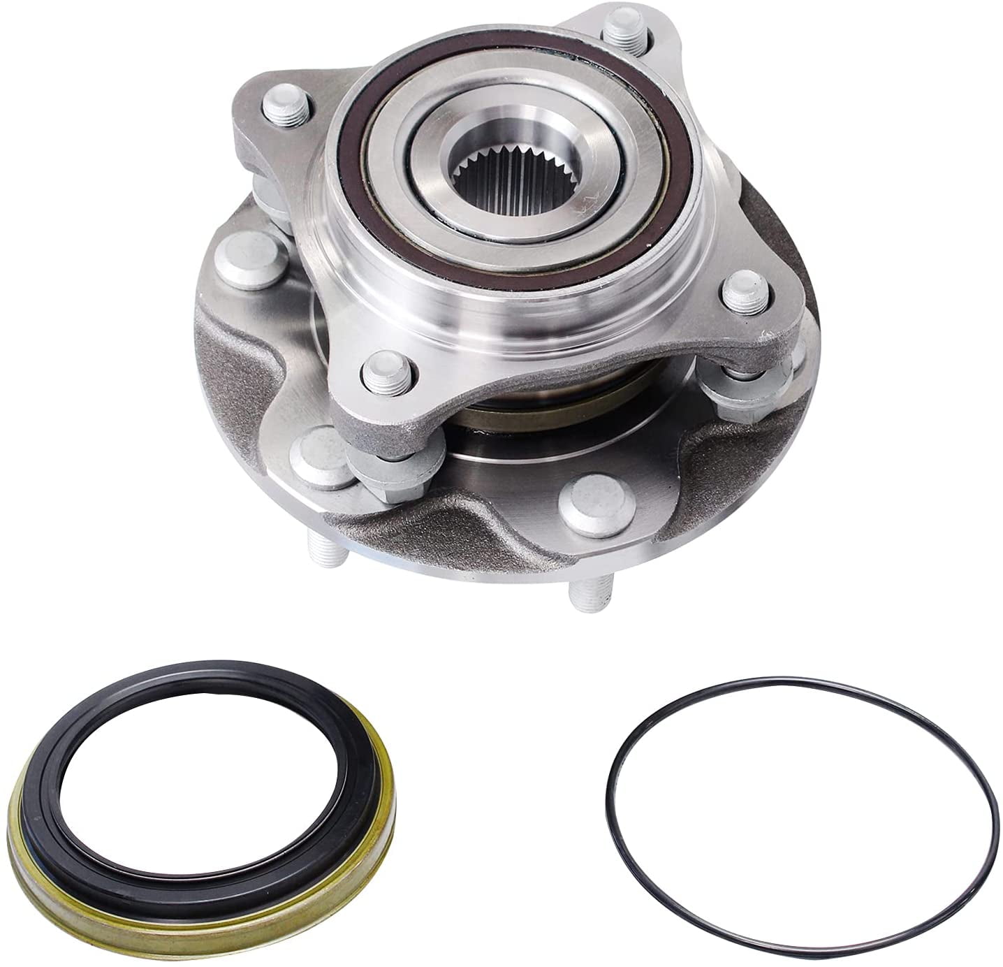 Detroit Axle Front Wheel Hub Bearings Replacement for Lexus GX460
