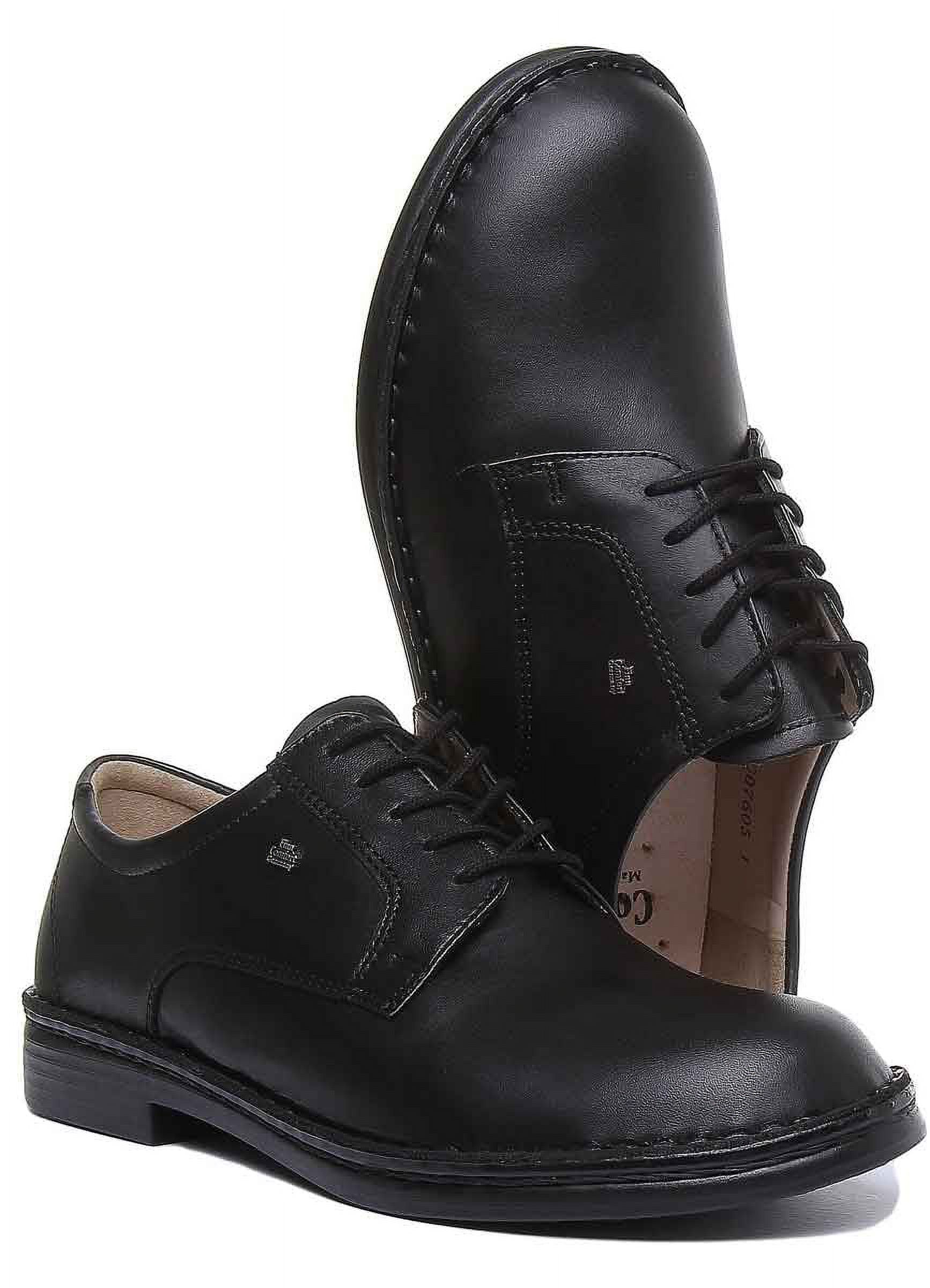 FINN COMFORT Size 11 Oxfords Lace-up Comfort Shoes - Black Leather - Men’s Amazon.com | Finn Comfort Mens Milano Leather Black Shoes  main image 4