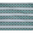 thumbnail image 4 of oneOone Cotton Flex Turquoise Blue Fabric Geometric & Floral Block Sewing Craft Projects Fabric Prints By Yard 40 Inch Wide, 4 of 4