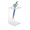 thumbnail image 3 of Miangastore Transparent Acrylic Scissor Holder for Hair Salon Supplies Storage Practical Modern Design Fits Various Tools 1PC, 3 of 8