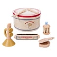 thumbnail image 3 of Juego de música de madera de 5 piezas Instrumento musical para pequeños Juguetes musicales portátiles para bebés en edad preescolar para la, 3 of 9