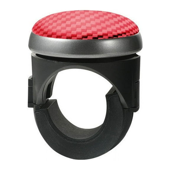 Universal Automotive Steering Wheel Booster, Carbon Fiber Texture Power Handle Ball, 360° Rotating Steering Assist Knob for Car Truck SUV, Easy Installation Labor Saving Steering Control Accessory