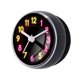 thumbnail image 1 of Reloj de baño impermeable analógico con ventosa, reloj de encimera, resistente al agua Negro y gris A, 1 of 8