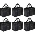 thumbnail image 1 of Homemell Heavy Duty Reusable Grocery Bags, Large Collapsible Tote Holds 100 LBS, Extra-Strength Premium Material, 1 of 8