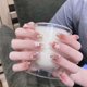 thumbnail image 4 of Press on Nails Short - Boda, Uñas postizas con acabado de gel reutilizables de siete capas, Arte de uñas hecho a mano por manicurista, Juegos de 2, 4 of 5