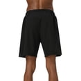 thumbnail image 2 of Running Shorts for Men Quick Dry 9 Inch Athletic Gym Shorts Breathable Elastic Waist Basketball Shorts, 2 of 3