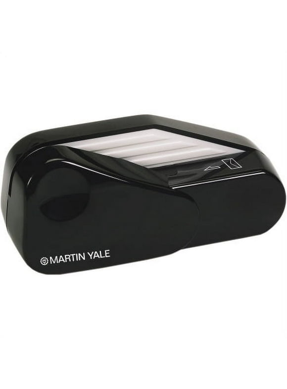 Martin Yale Premier Handheld Electric Automatic Letter Opener Handheld - Black - 1 / Each - Enclosed Blades