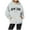 Light Gray, variant on Bibifish Womens Hoodies Casual New York Letter Print Pullover Hoodies Soft Oversized Fit Casual Fall Winter Daily Wear Stylish Pullover Top