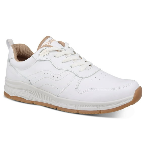 Tenis Deportivo de Piel Escolar Casual Niño/Niña Dominiq Mod. 2923