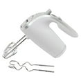 thumbnail image 3 of Better Chef Electric Hand Mixer 5-Speed Stainless Beaters & Hooks Attachment Holder 150-Watt (White), 3 of 4