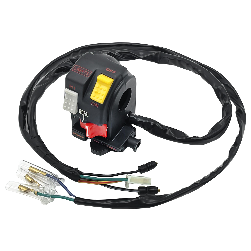 Left Handlebar Switch Assembly For Honda Recon 250 TRX250 (1997-2000) – Start/Stop/Headlight – MATI