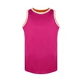 thumbnail image 6 of Agkizg Boys Mesh Basketball Tee Solid Quickly Dry Tank Top for Kids Breathable Sleeveless Sports Shirt, Sizes 6-7 Years, 6 of 6