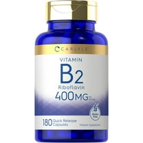 Vitamin B2 400mg | 180 Capsules | Vegetarian Formula | by Carlyle