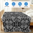 thumbnail image 4 of Black and White Cooling Blanket,Lightweight Breathable Summer Throw Blanket with Double Sided Cold Effect,Modern Luxurious Geometric Abstract Art Picnic Blankets Bed Sheet for Hot Sleepers 50"x60", 4 of 8