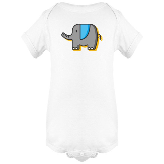 Adorable Elephant Doodle Bodysuit Infant -Image by Shutterstock, 6 Months