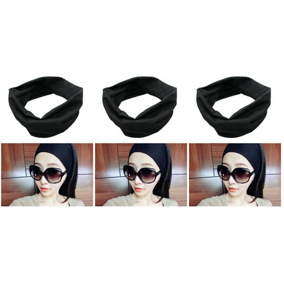 Head Band Hair Bands 3 Pack Elastic Headbands Jewelry Sweatband Women Sports Headgear Women's