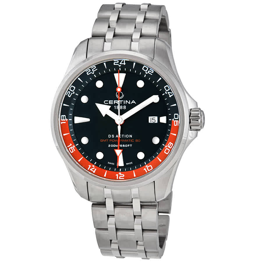 Certina DS Action GMT Automatic Black 