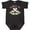 Black Leopard, variant on Inktastic Daddy's Girl- Heart Flowers Girls Baby Bodysuit