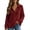 Red, variant on yillto Womens V Neck Sweater Long Sleeve Fall Outftis Button Collared Baggy Oversized Sweaters