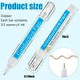 thumbnail image 4 of Ynlkorvg Conductive Ink Pen Super Conductivity For Experiments Circuit Projects Bronze Silver Color Optional 12.7cm Copper(6ml), 4 of 6