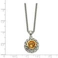 thumbnail image 2 of Sterling Silver w/14k Citrine Necklace, 2 of 2