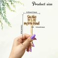 thumbnail image 2 of 15 Pcs Funny Wood Plant Labels 15 Styles Garden Labels with Plant Puns Leaf Decoration Wooden Markers for Indoor and Outdoor Flowers Vegetables Herbs Seed Potting 6.35x12cm, 2 of 7