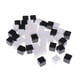 thumbnail image 5 of 50pcs Square Edge Dados en D6 Six Sided RPG Gaming Dados Negro, 5 of 8