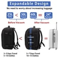 thumbnail image 4 of Vacuum Backpack Travel, Lightweight Waterproof Airback with Pump, 60L Expandable Compression Bag for Travel, TSA Friendly Flight Approved, Work, Business, 4 of 8