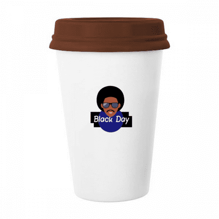 

Black Day Freedom Equal Rights Mug Coffee Drinking Glass Pottery Cerac Cup Lid