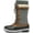 BLACK/GREY, variant on Women Waterproof Winter Warm Snow Faux Fur Lined Flat Mid Calf Boots MONTE_02 TAN/KHAKI Size 7